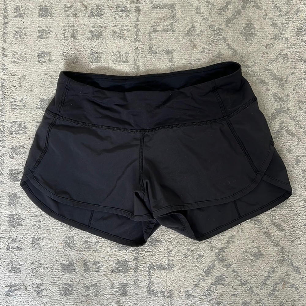 Lululemon Black Running Shorts